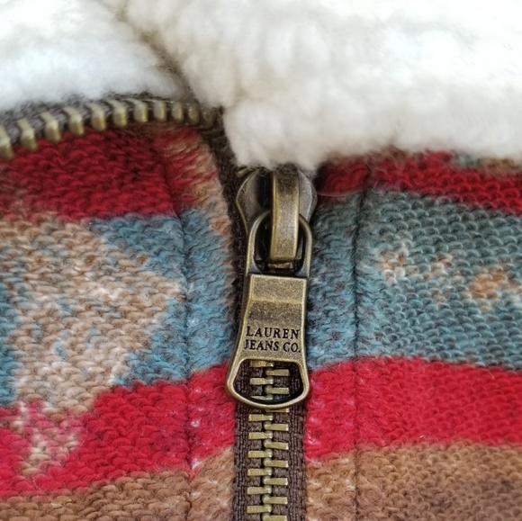 Ralph Lauren Tribal Jacket With Sherpa! - Picture 3 of 4
